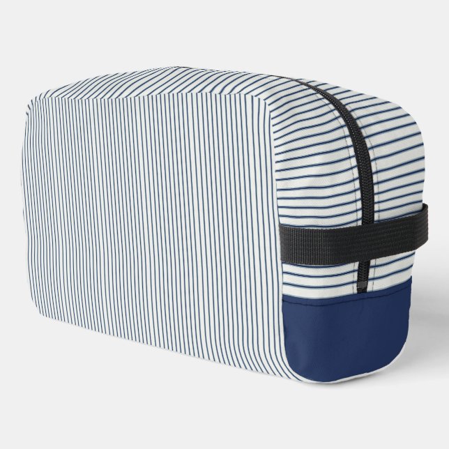 Neceser Stripes Modern Indigo Minimalist Elegance (Esquina izquierda)