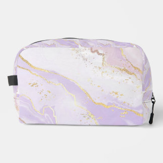 Neceser Suave Splash Dorado Acuarela Púrpura Elegante
