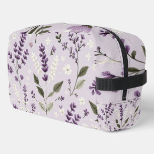 Neceser Susurros de lavanda - Artículos de aseo con bordad