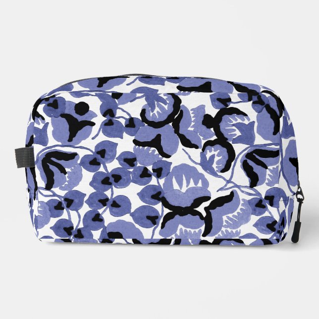 Neceser Sweet Pea (Periwinkle) Fine Art Print Cut Sew Bag (Anverso)