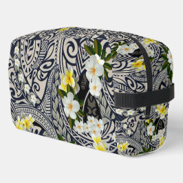 Neceser Tapa y Plumeria tradicionales de Hawaii