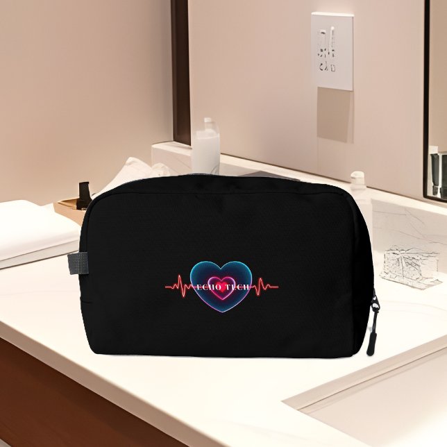 Neceser Tecnología de Echo | latido | EKG (Echo tech _ Heartbeat _ EKG Toiletry Bag)