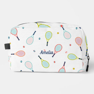 Neceser Tenis Nombre personalizado Personalizado azul verd