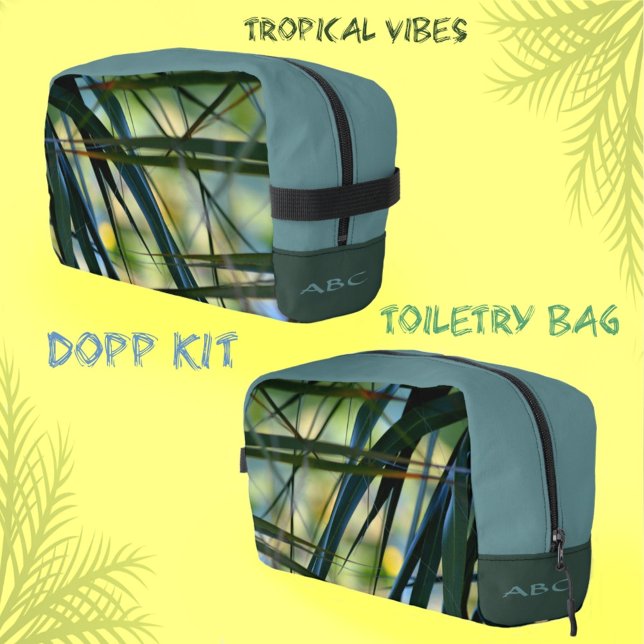 Neceser Terciopelos tropicales Palm Fronds Green Toiletry (Subido por el creador)
