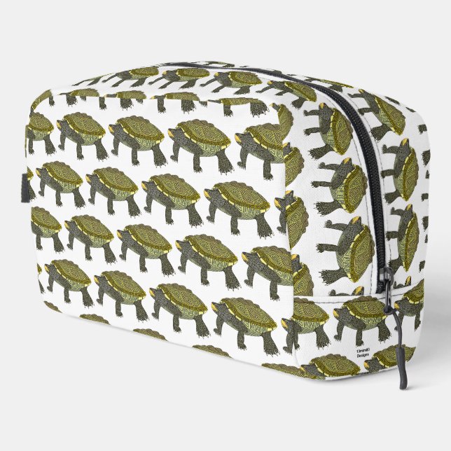 Neceser Terrapin (patrón blanco) - Dopp Kit (Esquina derecha)