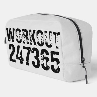 Neceser Texto desgastado y raspado Workout 247365 negro