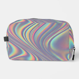 Neceser Textura de giro holográfico iridiscente