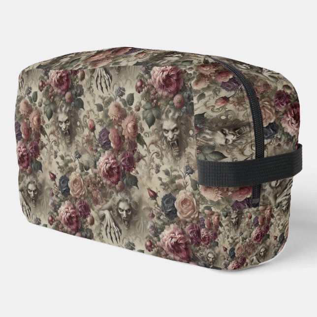 Neceser Tiene grilletes - gótico floral grotesco (Esquina izquierda)