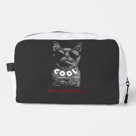 Neceser Tipografía de gato demasiado cool para preocuparse