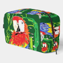 Neceser Toiletry Bag : Friendly  Parrots