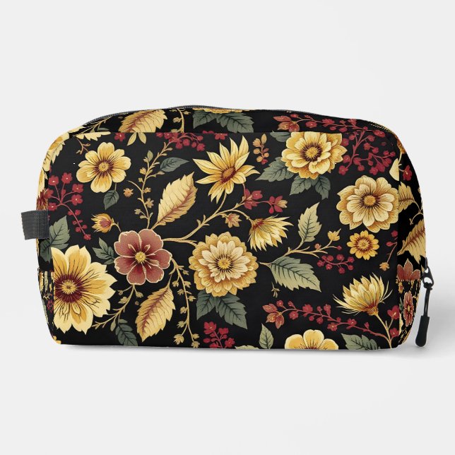 Neceser Toiletry Bags flowers pattern  (Anverso)