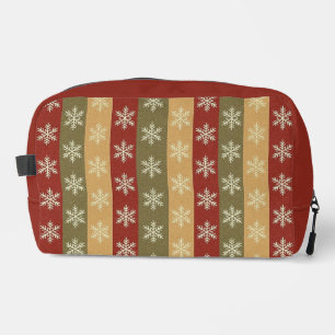 Neceser tradicional copo de Navidad de colores rayado