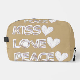 Neceser Trousse de toilette Beige - beige coeur