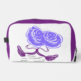 Neceser Trousse de toilette "Éclat Floral" – Violet