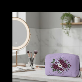 Neceser Trousse de Toilette Fleurie - Bouquet de Violettes