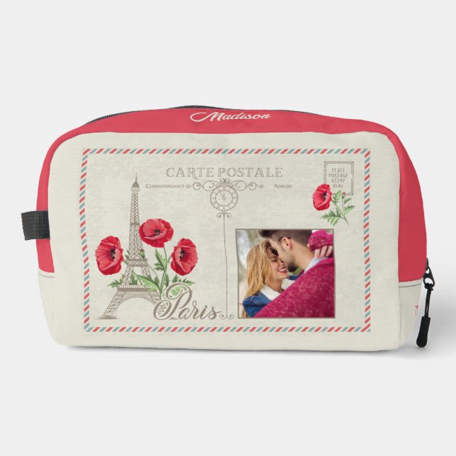 Neceser Tu foto y nombre París Francia (Anverso)
