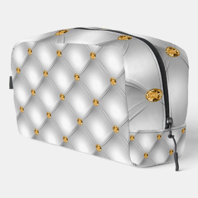 Neceser Tuft de Diamante Dorado Blanco (Esquina derecha)