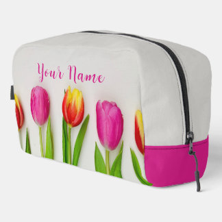 Neceser Tulipanes rosados brillantes