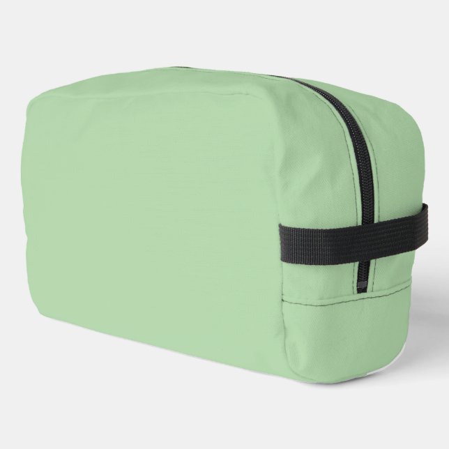 Neceser Un fondo suave de color verde menta pálido (Esquina izquierda)