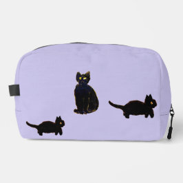 Neceser Un trío de gatos negros muy bonitos