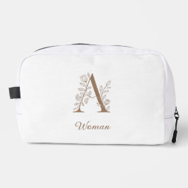 Neceser Una Mujer – Monograma Floral Elegante Maquillaje D