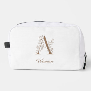 Neceser Una Mujer – Monograma Floral Elegante Maquillaje D