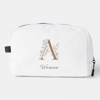 Neceser Una Mujer – Monograma Floral Elegante Maquillaje D