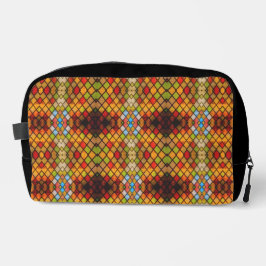 Neceser Ventana de Vidrio Emplomado Patrón de Diamante