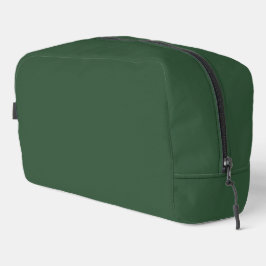 Neceser Verde Esmeralda Oscuro Color Sólido