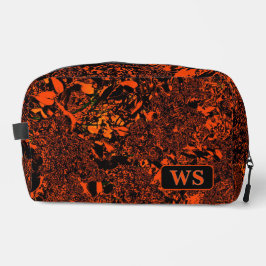 Neceser Vibrant Orange Monogram Toiletry Bag 