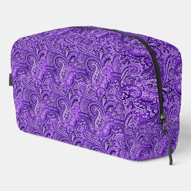 Neceser Vibrant Purple Paisley (Esquina derecha)
