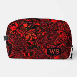 Neceser Vibrant Red Monogram Toiletry Bag