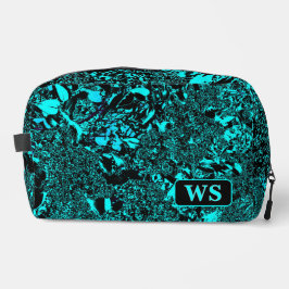 Neceser Vibrant Teal Monogram Toiletry Bag 