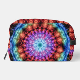 Neceser Vibrante Tie Dye Kaleidoscope Arcoiris Mandala