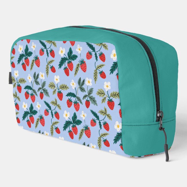 Neceser Vintage Cottagecore Strawberry Pattern (Esquina derecha)