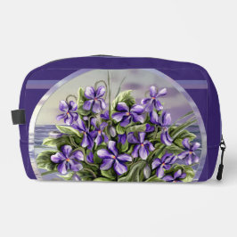 Neceser violetas en tarro lunar