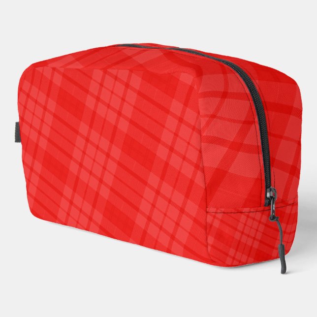 Neceser Vivid Red Plaid (Esquina derecha)