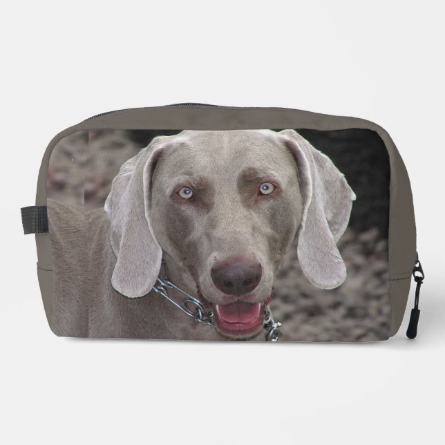 Neceser Weimaraner de chocolate (Anverso)