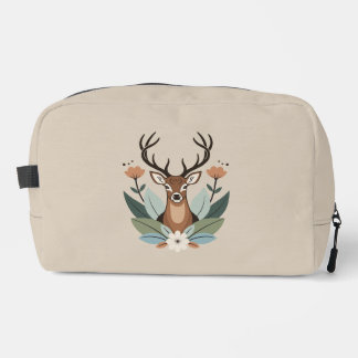 Neceser Woodland Harmony – Boho Deer Botanical Illustratio