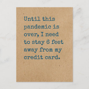 Necesidad de permanecer a 6 pies de mi tarjeta de 