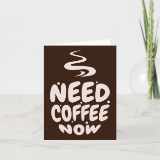 Necesita tarjeta de nota para café ahora