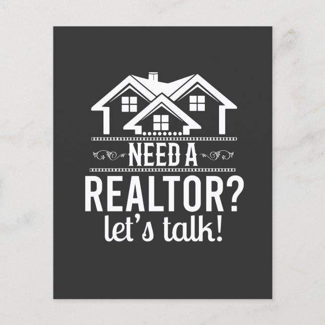 ¿Necesita un Agente Inmobiliario? Folleto de Agent (Frente)