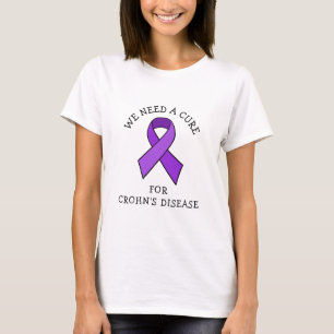 Necesitamos una cura para la camiseta de Crohn
