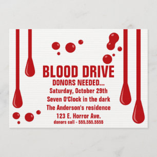 NECESITAN DONANTES DE SANGRE PARA LA Invitación A