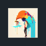 ¿Necesitas más café? - Gracioso arte pop colorido<br><div class="desc">Añade un juguetón al día con la impresión '¿Necesitas más café?'. Combinando el humor del café con el colorido arte pop,  este diseño es una incorporación vibrante e ingeniosa al espacio de cualquier amante del café.</div>