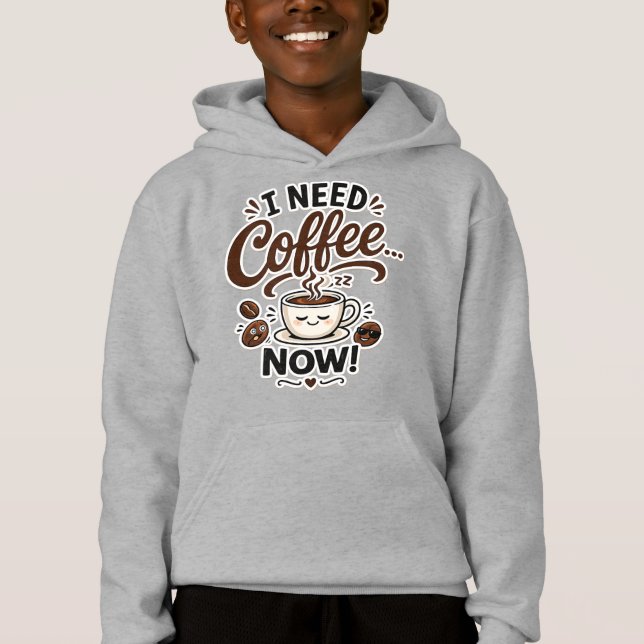 Necesito Café Ahora Regalo Divertido para Amantes  (Anverso)