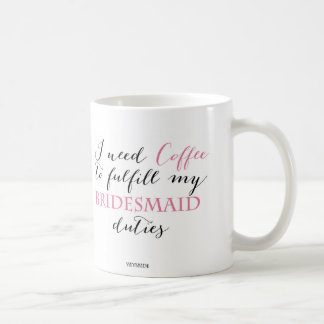 Necesito el café satisfacer mi taza de los deberes