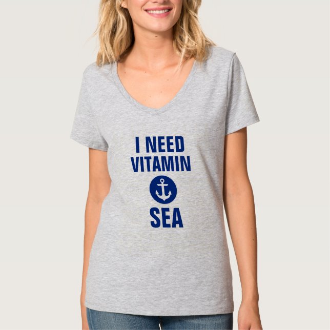 Necesito la camiseta azul náutica G del ancla del (Anverso)