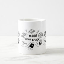 Necesito más espacio – Taza de café con cita diver