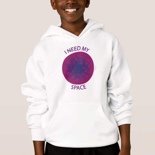 Necesito mi camiseta de niños espacio (Anverso)